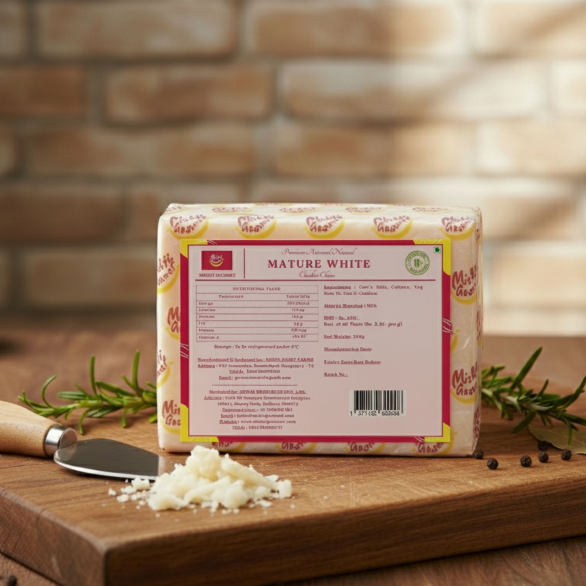 Mishti Gourmet Mature White Cheddar 200g