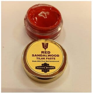 Red Sandalwood ( Luxury ) Tilak Paste Made From Luxury Lal Chandan
