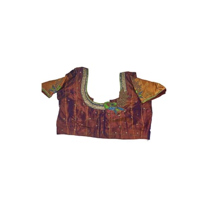 Peacock Embroidered Readymade Blouse