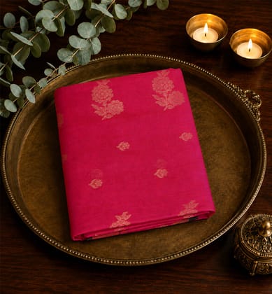 Handloom Chanderi Cotton Silk Saree