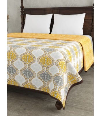 Mulmul Magic Reversible Cotton Dohar Super King | Persian Blue, Carrot, Yellow, Ocean Blue Mulmul Magic Reversible Cotton Dohar Super King | Persian Blue, Carrot, Yellow, Ocean Blue