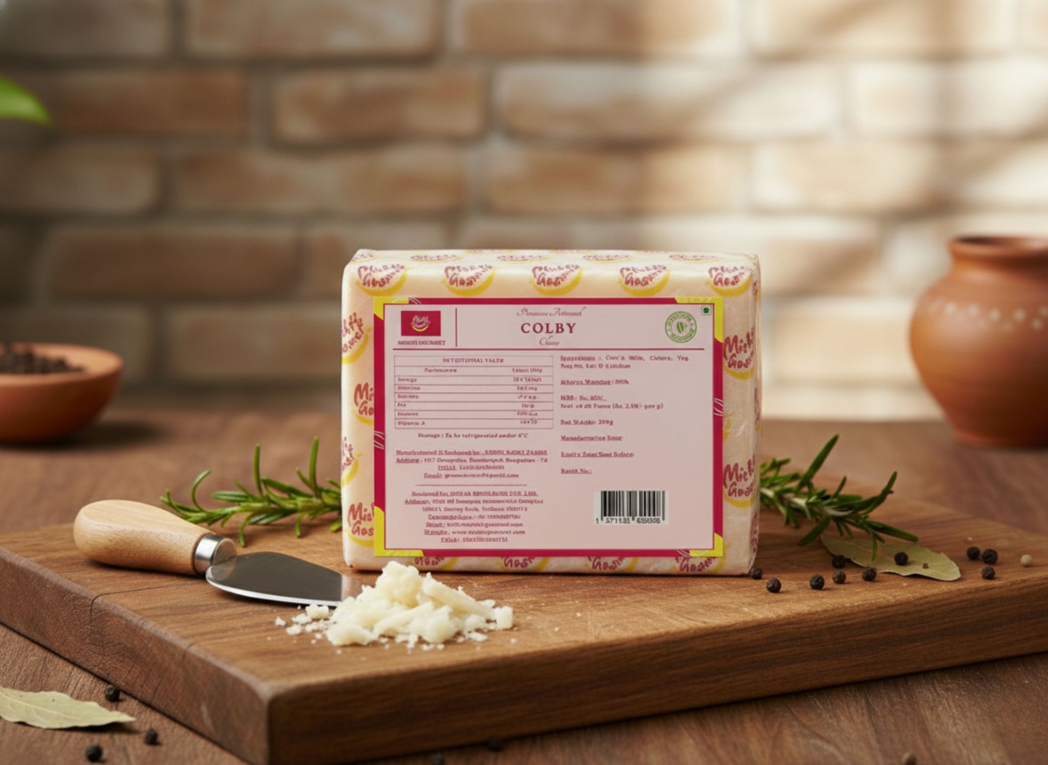 Mishti Gourmet Colby Cheddar 200g