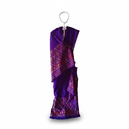 Purple Traditional Ethnic Saree