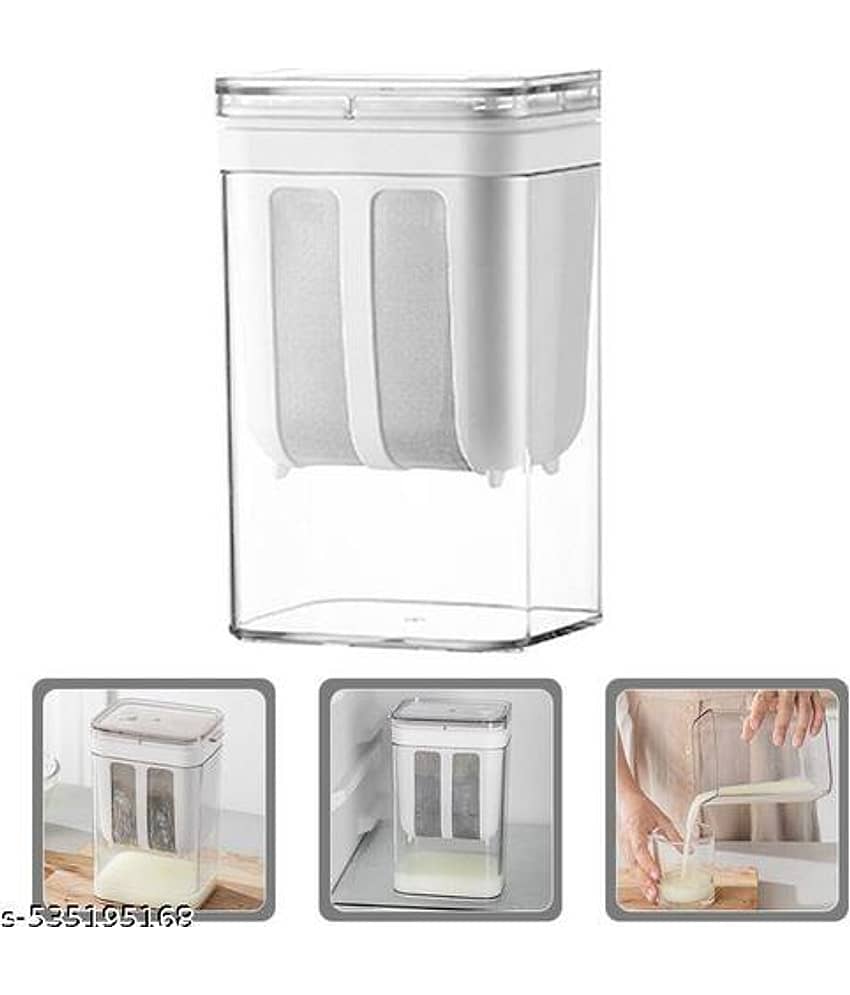 Yogurt Maker Strainer with Lid - Stainless Steel Fine Mesh Curd Filter for Homemade Yogurt, Greek Yogurt, Cheese, Paneer, and Soy Milk
