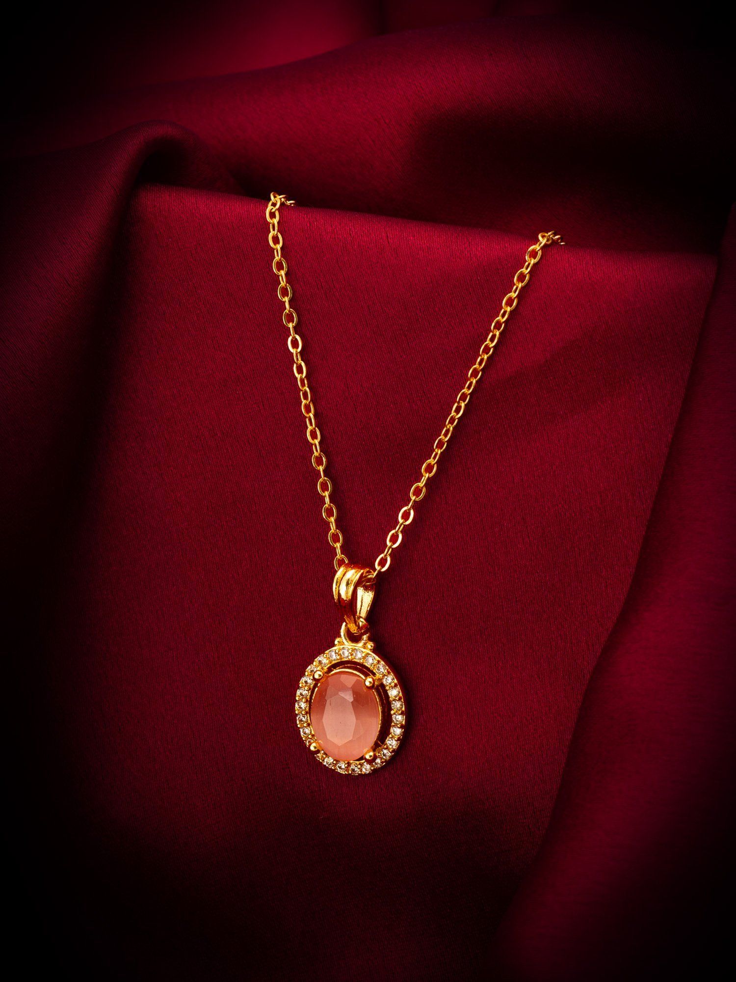 Morison Simple Gold Pendant Set Elegant and Understated