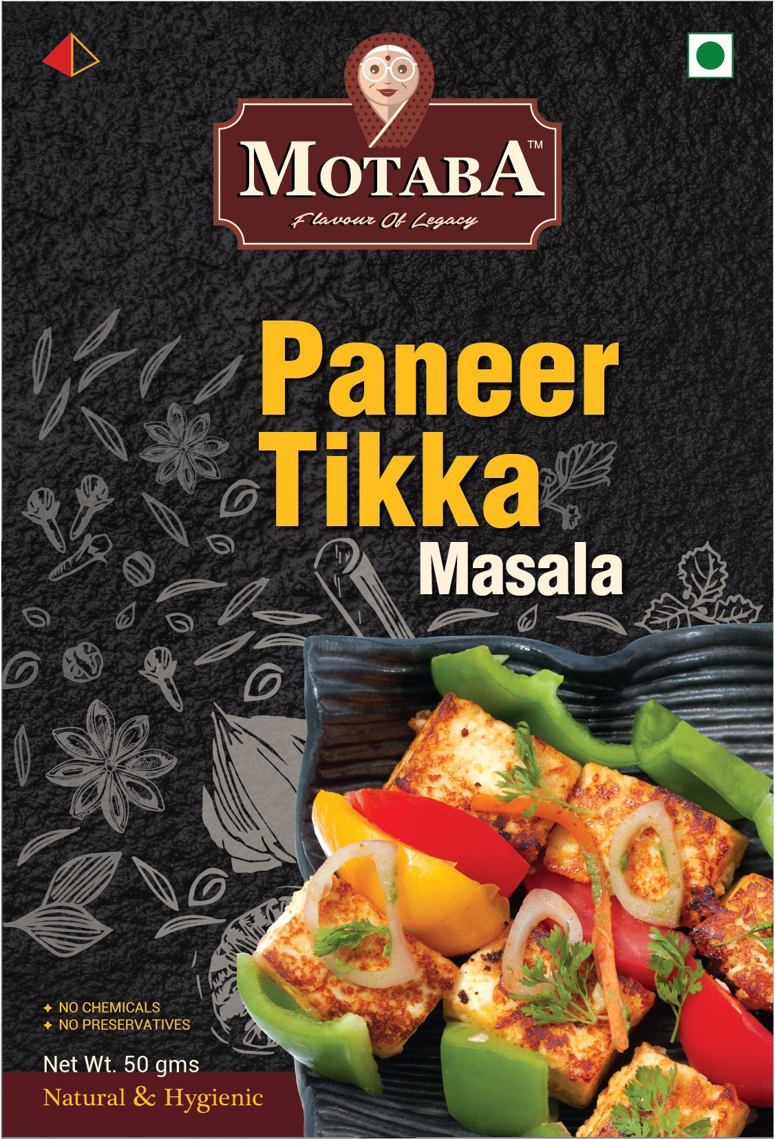 MOTABA Paneer Tikka Masala, 100 gm - MOTABA Paneer Tikka Masala, 100 gm
