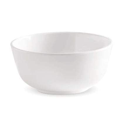 Milton Lissome Veg Soup Melamine Bowl Set of 6, (4) 240 ml Each, White | Easy to Clean | Durable Veg Bowl | Break Resistant