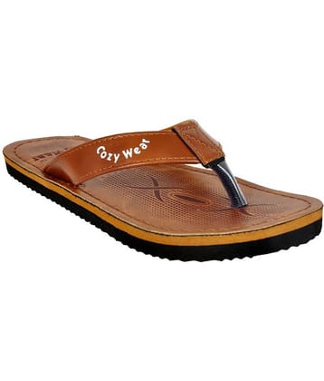 Cozy Wear Tan Flip Flops