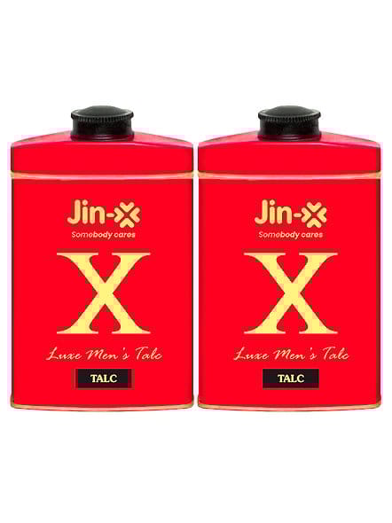 X Talcum Powder 100 gm (2 Pack Combo) - Premium Fragrance for Men