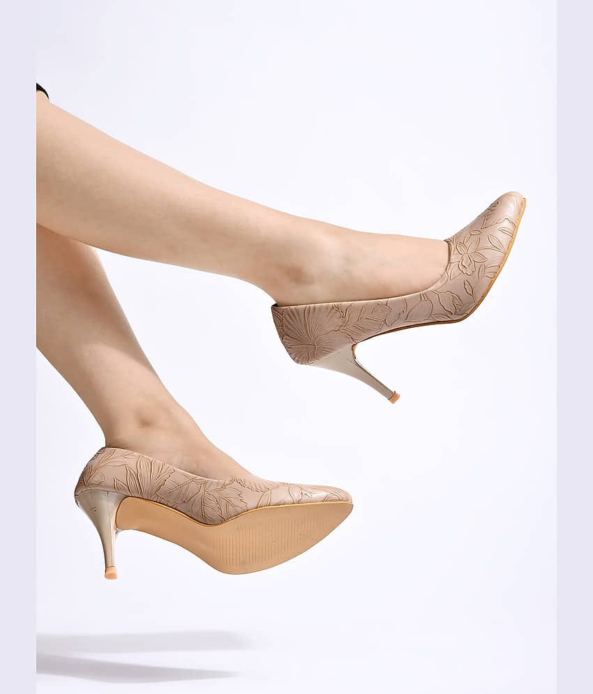 Stylestry Cream Women's Pumps Heels