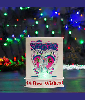 Best Wishes LED Couple Night Lamp  Romantic Light Gift for Anniversary, Wedding, and Engagement