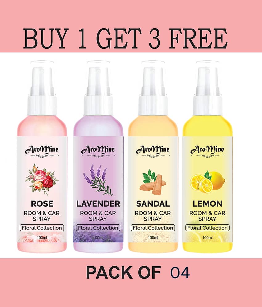 Aromine Room Freshener Spray ( Pack of 4 )