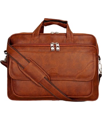 Leather World - Tan P.U Office Bag