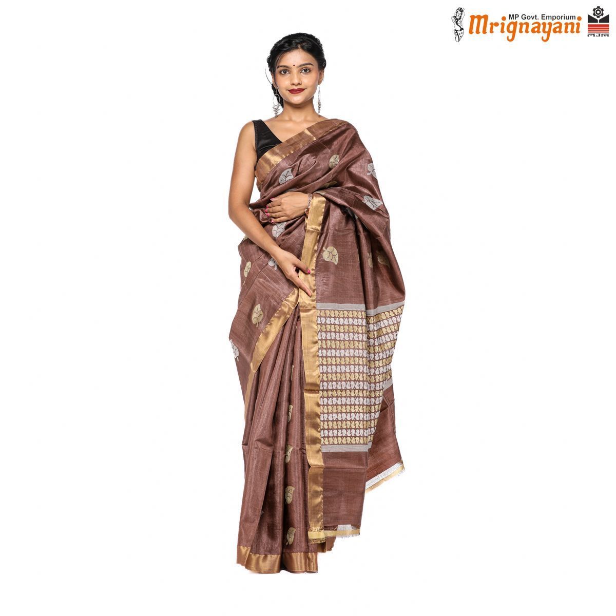 HANDLOOM KOSA SAREE WITH BLOUSE (SKU - 1ST101041221, SAREE - 1195)