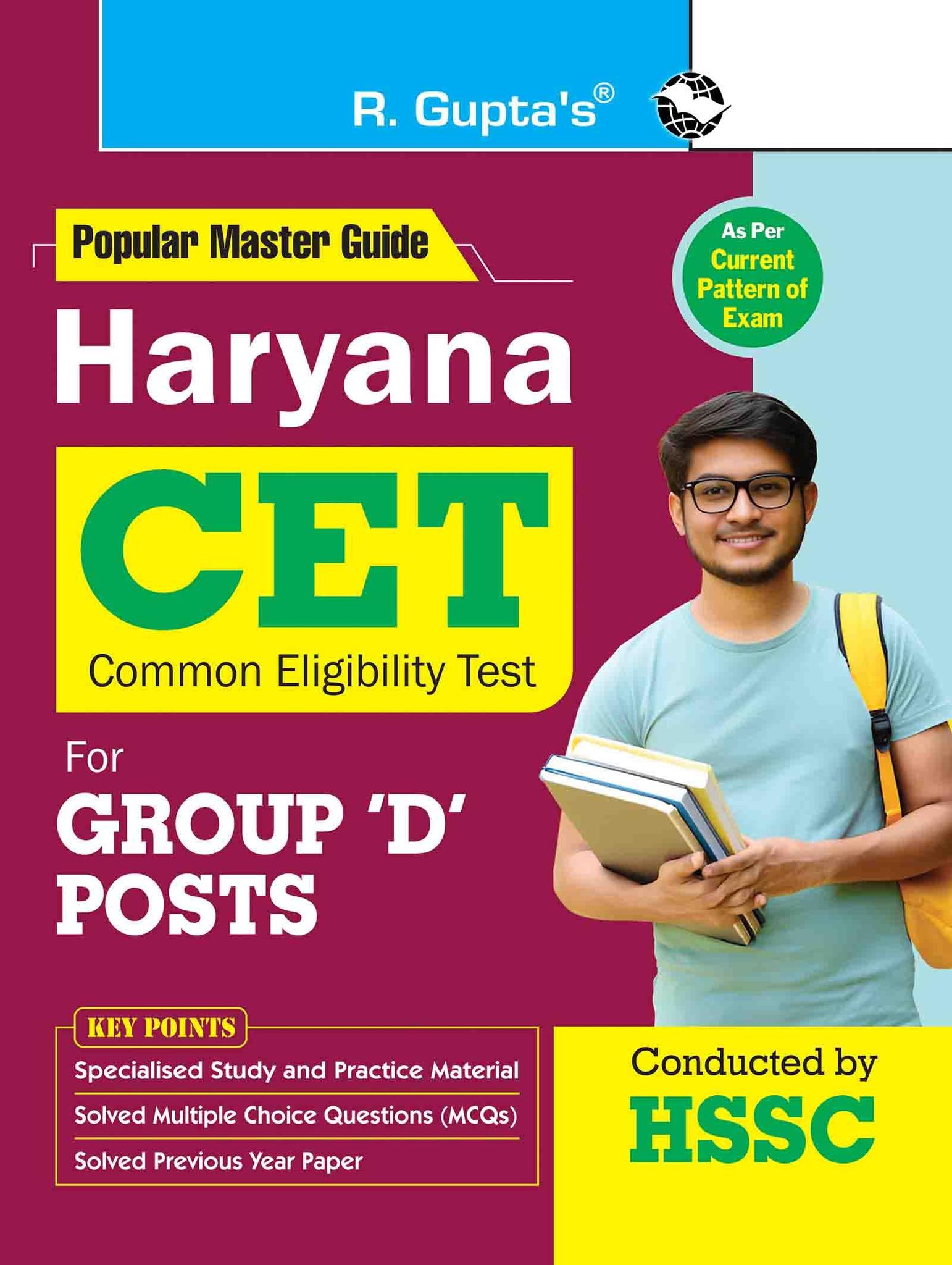 HSSC: Haryana CET for Group 'D' Posts Exam Guide (R-2821)