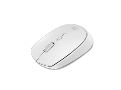 Portronics Toad 23 Wireless Optical Mouse with 2.4GHz, USB Nano Dongle, Optical Orientation, Click Wheel, Adjustable DPI - White