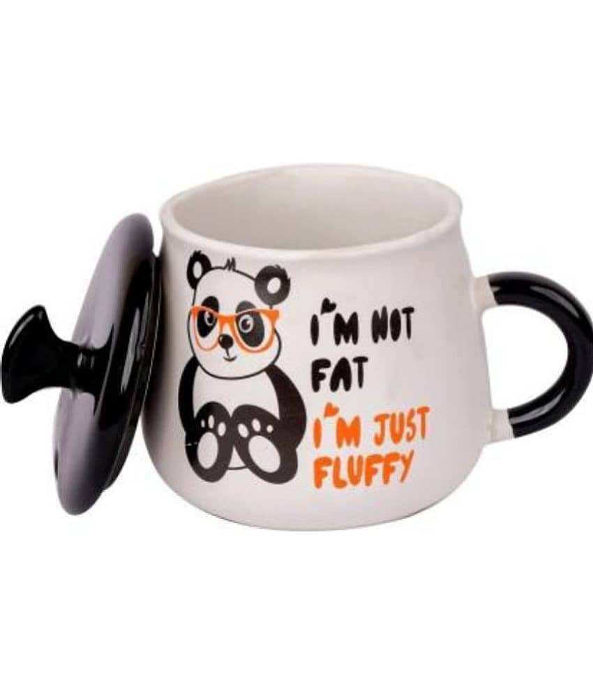 Sigaram - White Ceramic Coffee Mug ( Pack of 1 )