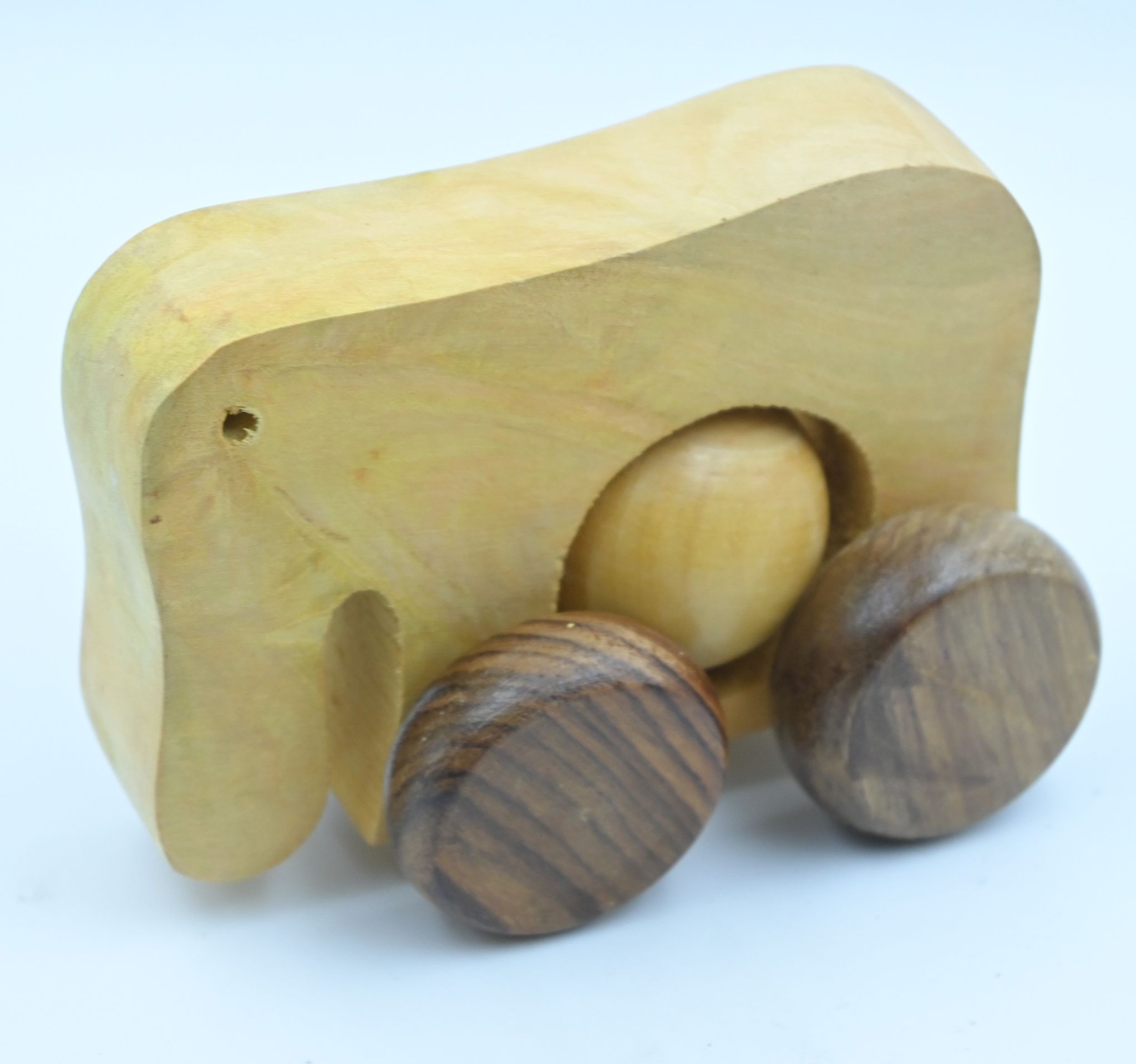 Wooden Elephant Rolling Toy