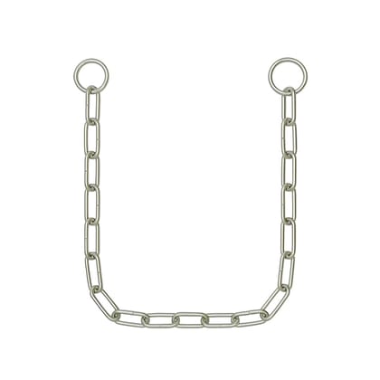 Main Gate Chain (2 Feet) � Door Lock Chain � Heavy Duty Stainless Steel � Strong Security Chains for Door, Fence, Bike, Luggage, and Pets � Multipurpose Silver Metal Chains