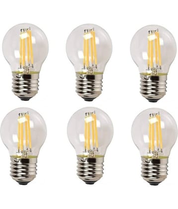 DAJUBHAI - 4W Warm White LED Bulb ( Pack of 6 )