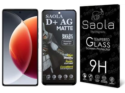 Saola® HD Matte Tempered Glass With 18H Hardness For Tecno Camon 30 (PACK OF 1) with Free Installation Kit. Full screen Coverage. Free Replacement If Received Damaged - 6.78 inch Saola® HD Matte Tempered Glass With 18H Hardness For Tecno Camon 30 (PACK O