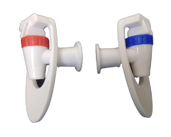 PBROS 2 Pieces Hot and Cold Water Dispenser Tap - Red and Blue, Female Connection