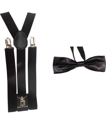 Kaku Fancy Dresses Suspender Costume Accessory -Black, for Boys & Girls