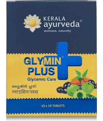 Kerala Ayurveda Glymin Plus 100 Tablets, For Managing Blood Sugar Levels, Healthy Glucose Metabolism