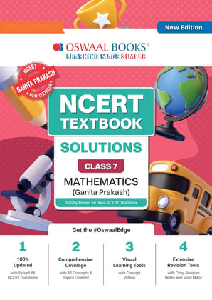 OSWAAL NCERT TEXTBOOK SOLUTIONS MATHEMATICS GANITA PRAKASH CLASS 7 BASED ON NEW NCERT TEXTBOOKS -2025-OLYSOLMATH7 [Paperback] [Oct 30, 2024] Arihant