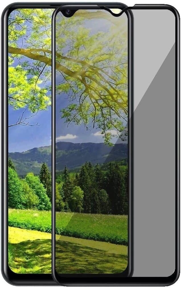 PLUGTECH Advanced Tempered Glass With Anti-Explosion 9H Hardness Edge-To-Edge Coverage Screen Guard for Realme C15