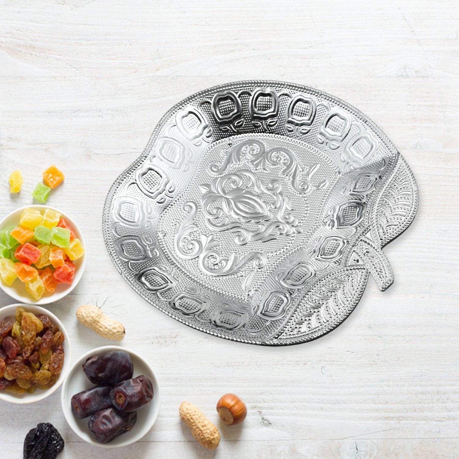 Fancy Mukhwas & Dry Fruit Serving Tray (1 Pc Set) | Assorted Colour