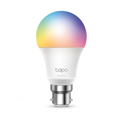 TP-Link Tapo L530B Smart Bulb, Smart Wi-Fi LED Light, B22, 8.7W, Compatible with Alexa(Echo and Echo Dot) and Google Home, Colour-Changeable, No Hub Required [Energy Class A+], Multi, Standard