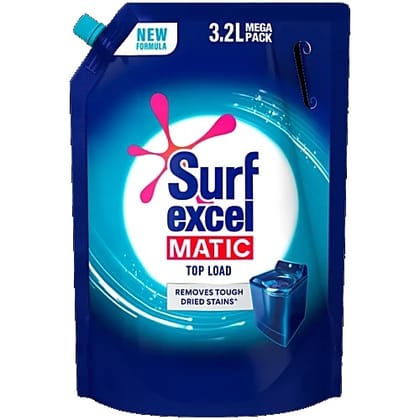 Surf Excel Matic Top Load Liquid Detergent, 1 L Pouch