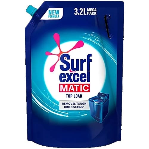 Surf Excel Matic Top Load Liquid Detergent, 1 L Pouch