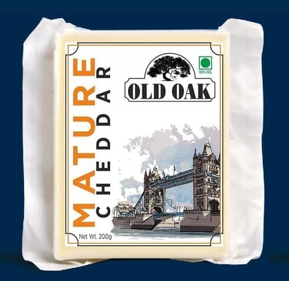 Old Oak English Mature White Cheddar Cheese 200G