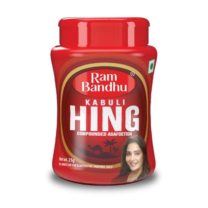 Ram Bandhu Kabuli Compounded Hing 50G X 1 | Premium Asafoetida | for Rich Aroma & Flavor | Finest Kabuli Hing | Ideal for Indian Cooking | Tadka, Curries & Lentil Dishes