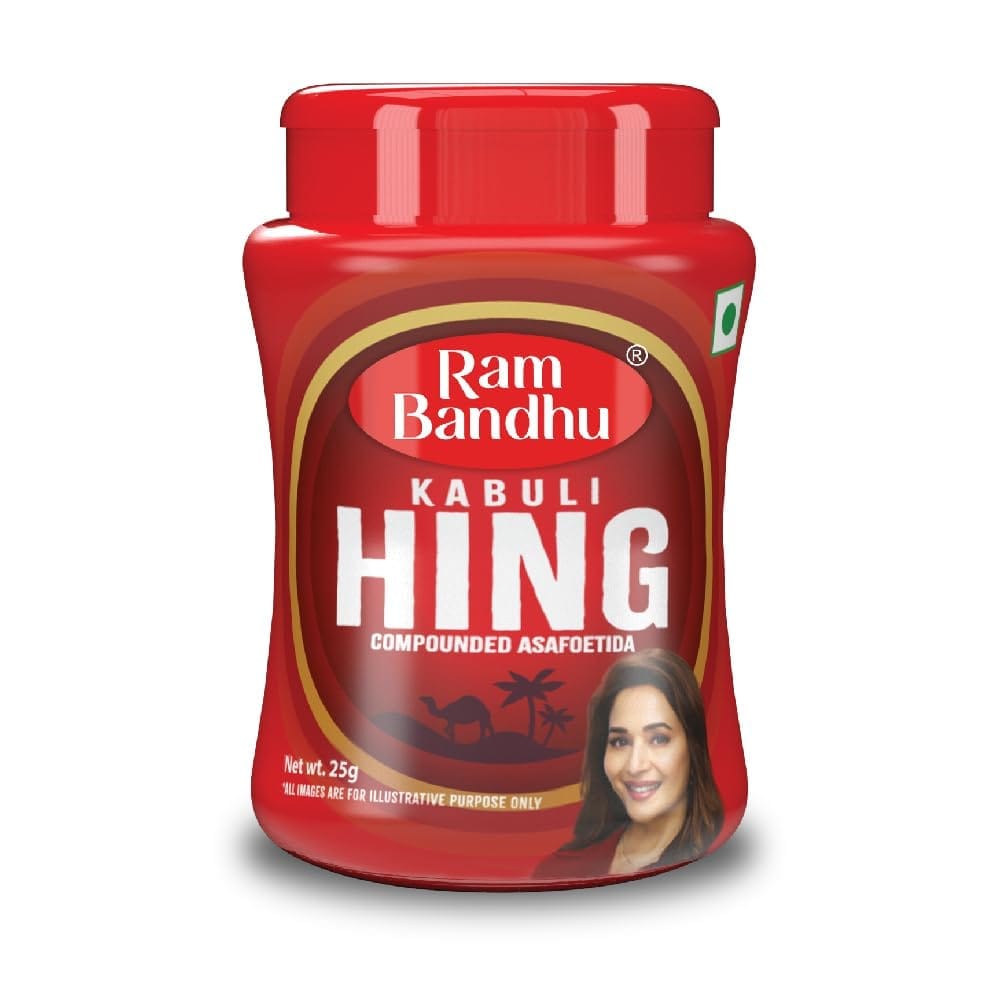 Ram Bandhu Kabuli Compounded Hing 50G X 1 | Premium Asafoetida | for Rich Aroma & Flavor | Finest Kabuli Hing | Ideal for Indian Cooking | Tadka, Curries & Lentil Dishes