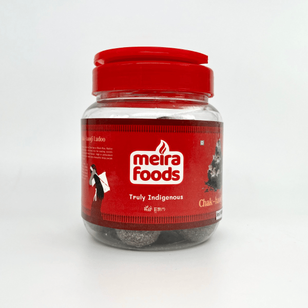 Chak-hao Ladoo | Black rice Ladoo - 100 gm - 100 gm - 20 ladoo per pack