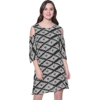 Purys Women Black Shift Dress