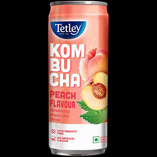 Tetley Kombucha Peach - 265 ml