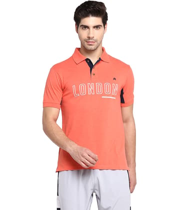 OFF LIMITS Orange Polycotton Polo T-Shirt