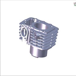 Hero Genuine CYLINDER COMP for Xpulse 200 | Xtreme 200 | Xpulse 200T | Efficient Combustion Performance | Precise OEM Fit | Enhanced Engine Power | High Durability | Reliable Operation- 12100ABW200S 