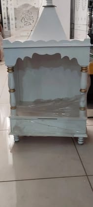 Wooden Mandir  With Window 12x21