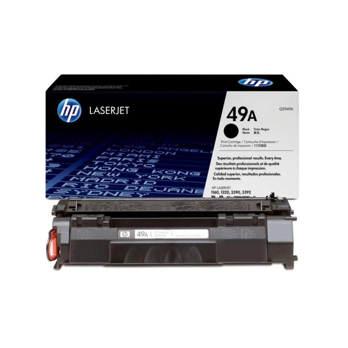 HP 49A Black Original LaserJet Toner Cartridge (Q5949A)