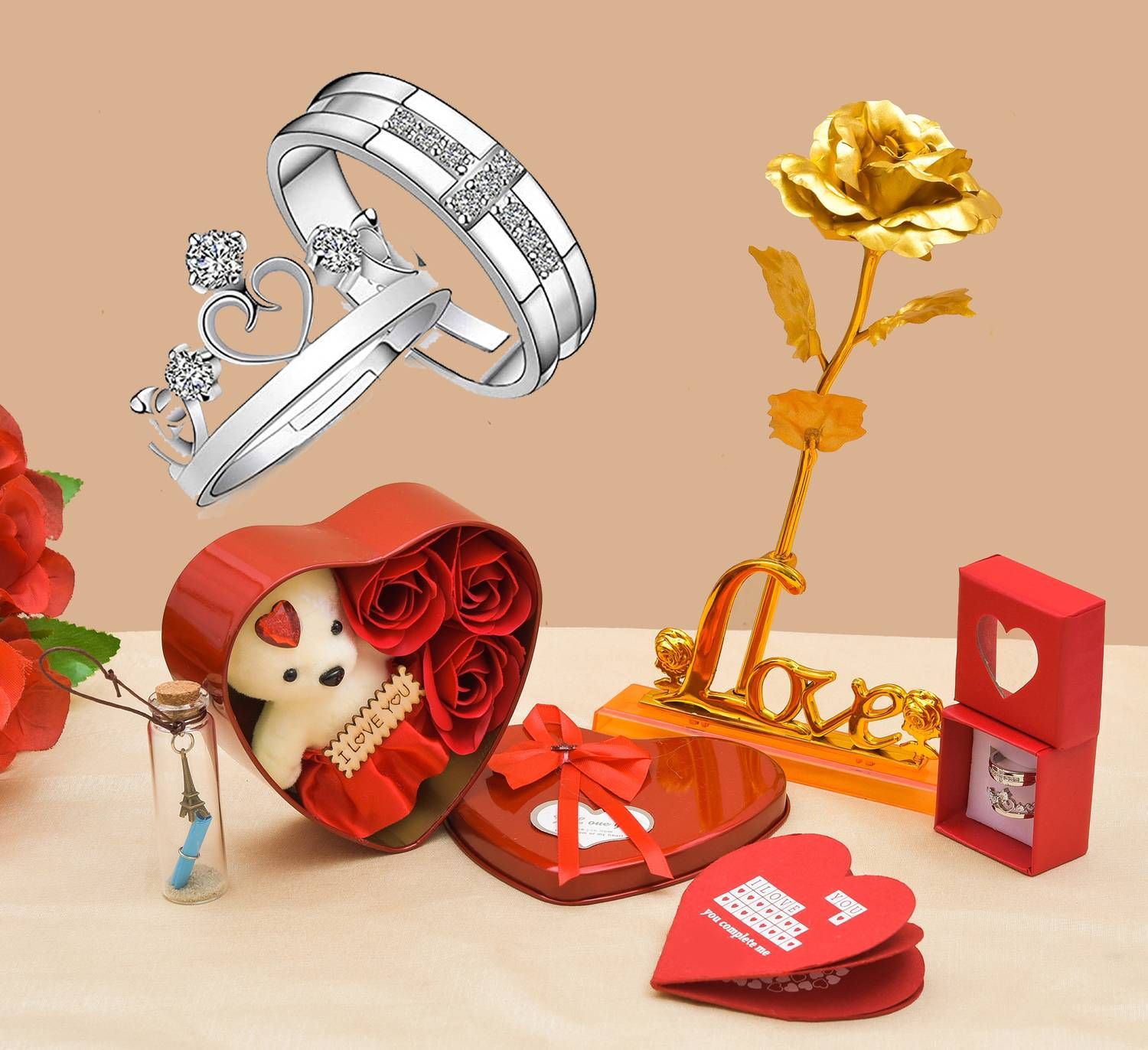 PRIDE STORE Artificial Flower, Jewellery, Message Pills...