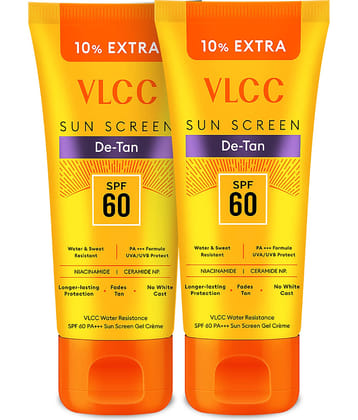 VLCC SPF 60 Sunscreen Cream For All Skin Type ( Pack of 2 )