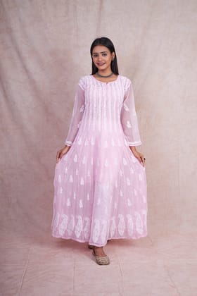 56 Kali Chikankari Anarkali