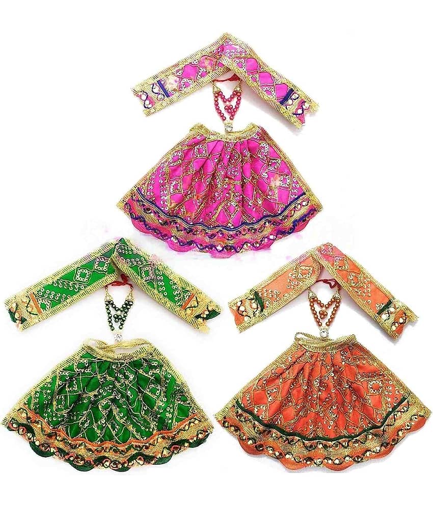 BHARDWAJ RETAILS - God Idol Vastra 6 cm ( Pack of 3 )