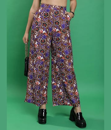Ketch Multicolor Polyester Regular Women's Casual Pants ( Pack of 1 )