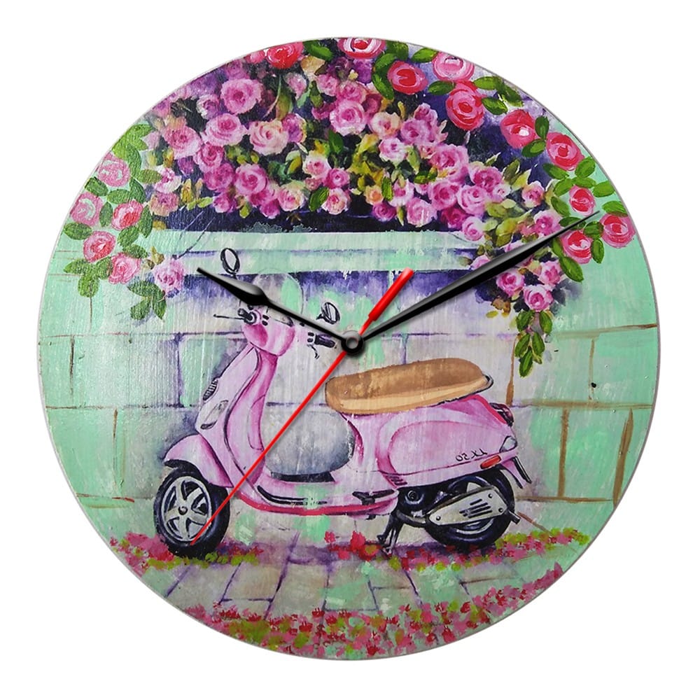 Image Transfer on Round Clock DIY Kit by Penkraft